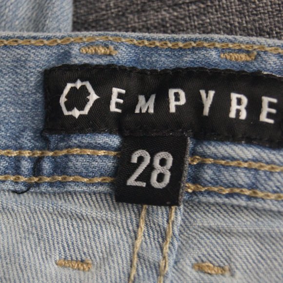 Empyre Verge Tapered Skinny Distressed Light Wash Jeans Men’s Size 28 - Picture 7 of 8
